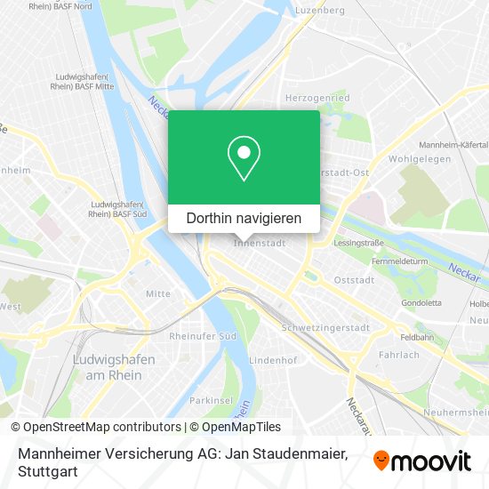 Mannheimer Versicherung AG: Jan Staudenmaier Karte