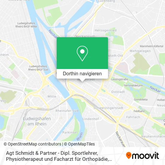 Agt Schmidt & Partner - Dipl. Sportlehrer, Physiotherapeut und Facharzt für Orthopädie Karte