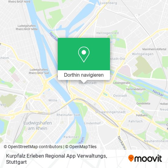 Kurpfalz Erleben Regional App Verwaltungs Karte