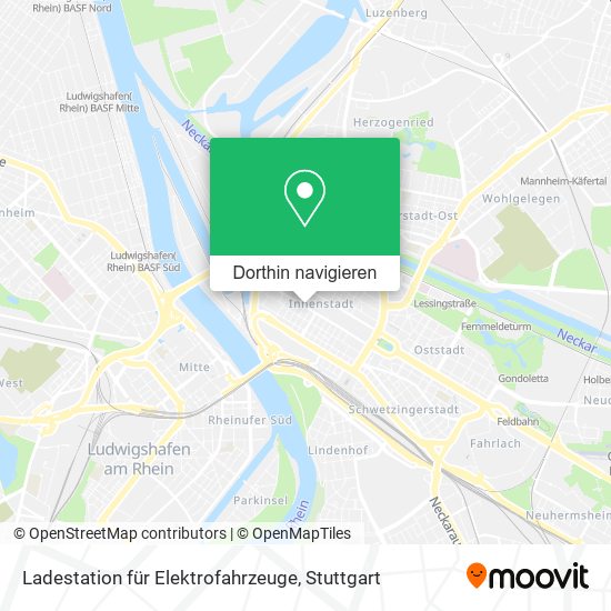 Ladestation für Elektrofahrzeuge Karte