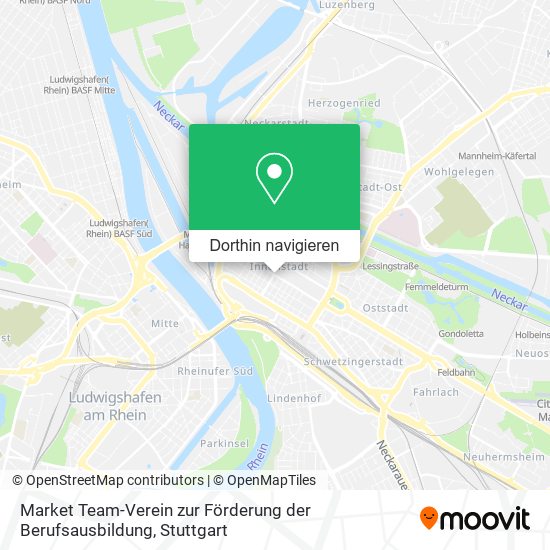 Market Team-Verein zur Förderung der Berufsausbildung Karte