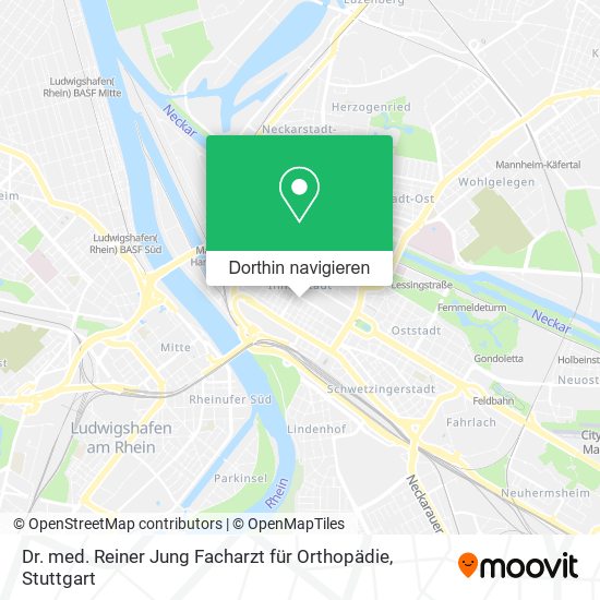 Dr. med. Reiner Jung Facharzt für Orthopädie Karte