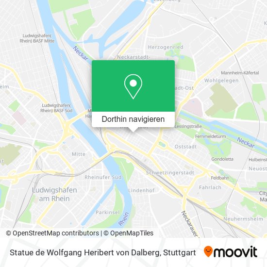 Statue de Wolfgang Heribert von Dalberg Karte