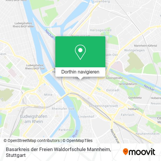 Basarkreis der Freien Waldorfschule Mannheim Karte