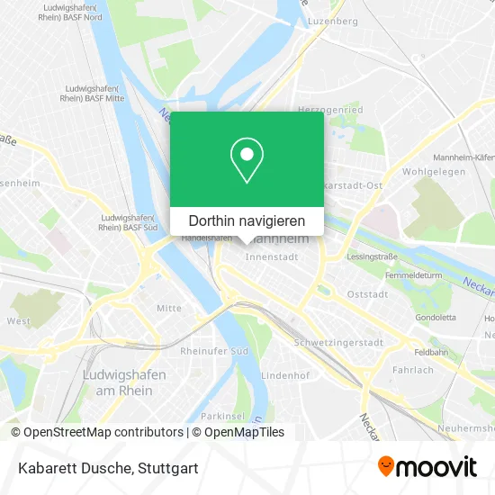 Kabarett Dusche Karte