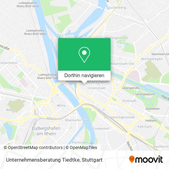 Unternehmensberatung Tiedtke Karte