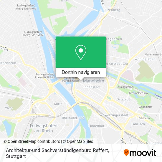 Architektur-und Sachverständigenbüro Reffert Karte