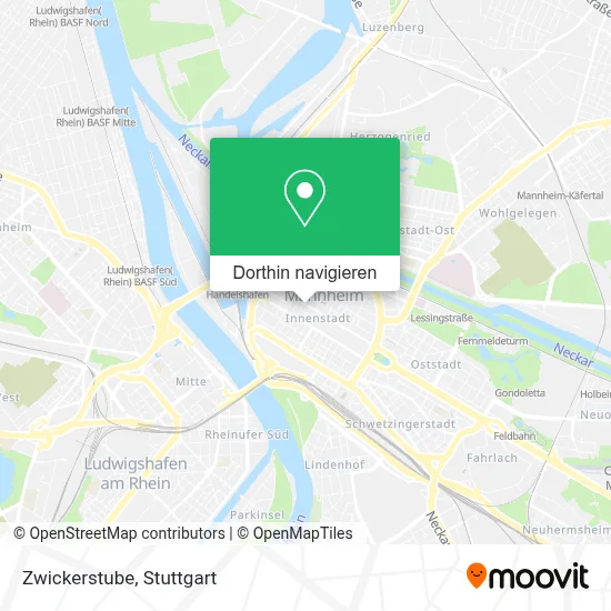 Zwickerstube Karte