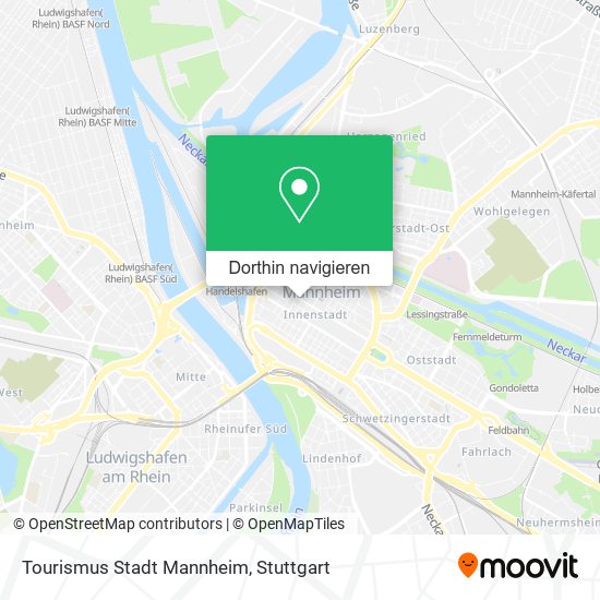 Tourismus Stadt Mannheim Karte