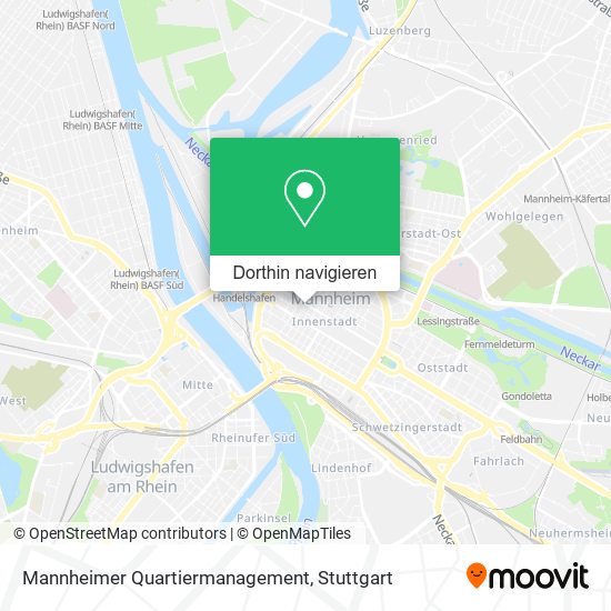 Mannheimer Quartiermanagement Karte