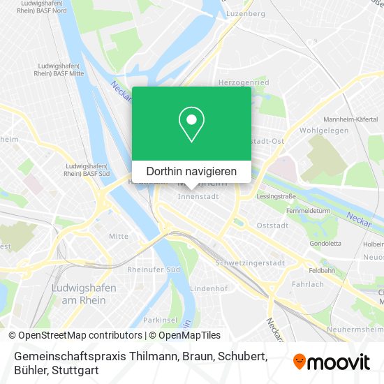 Gemeinschaftspraxis Thilmann, Braun, Schubert, Bühler Karte