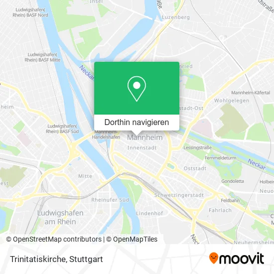 Trinitatiskirche Karte