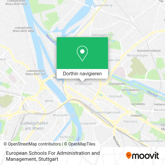 European Schools For Administration and Management Karte