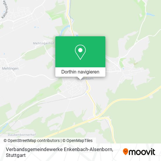 Verbandsgemeindewerke Enkenbach-Alsenborn Karte