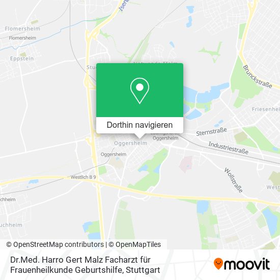 Dr.Med. Harro Gert Malz Facharzt für Frauenheilkunde Geburtshilfe Karte