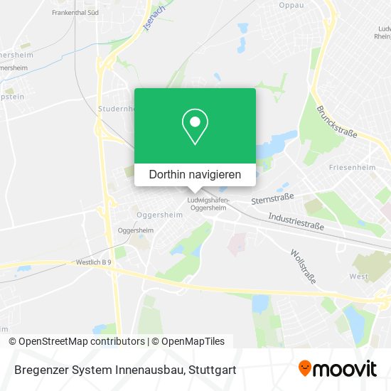 Bregenzer System Innenausbau Karte