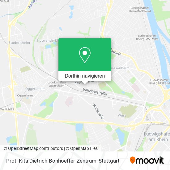 Prot. Kita Dietrich-Bonhoeffer-Zentrum Karte