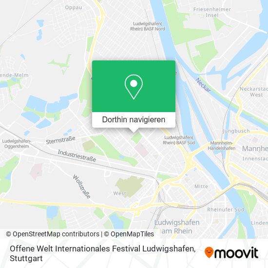Offene Welt Internationales Festival Ludwigshafen Karte