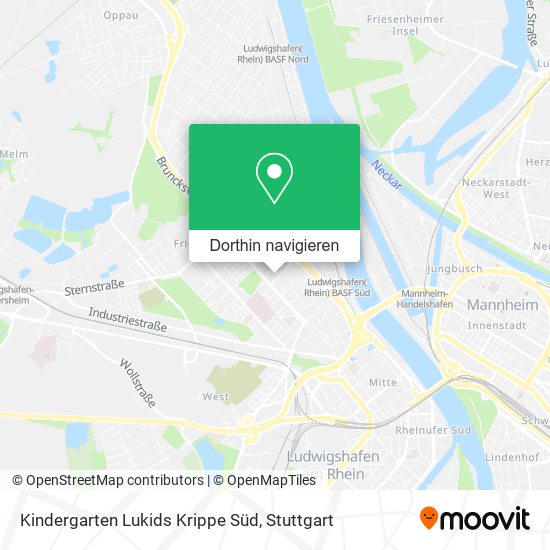 Kindergarten Lukids Krippe Süd Karte