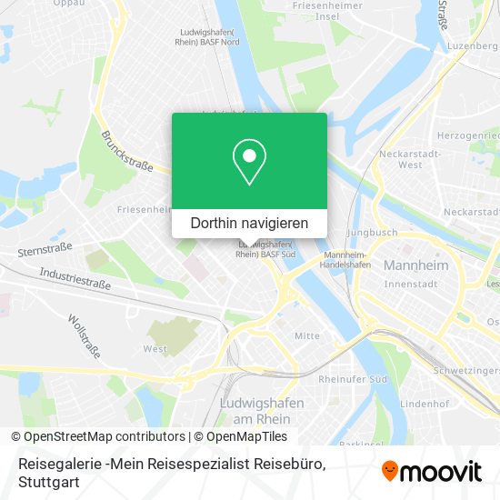 Reisegalerie -Mein Reisespezialist Reisebüro Karte