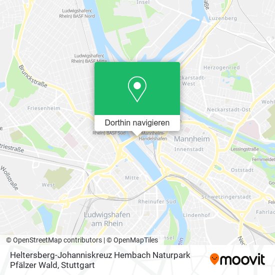Heltersberg-Johanniskreuz Hembach Naturpark Pfälzer Wald Karte