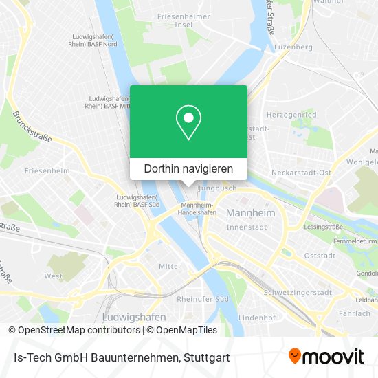 Is-Tech GmbH Bauunternehmen Karte