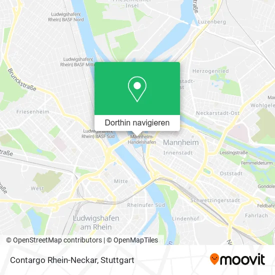 Contargo Rhein-Neckar Karte