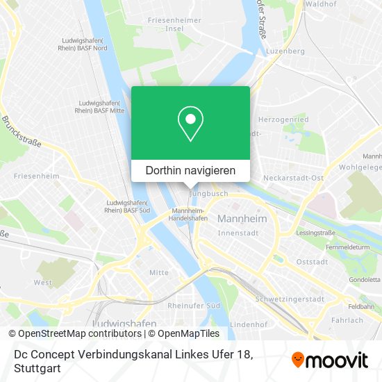 Dc Concept Verbindungskanal Linkes Ufer 18 Karte
