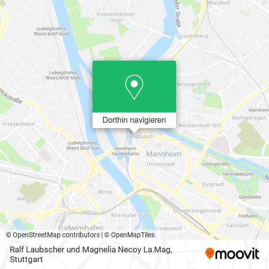 Ralf Laubscher und Magnelia Necoy La.Mag Karte