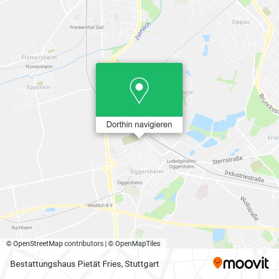 Bestattungshaus Pietät Fries Karte