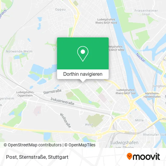 Post, Sternstraße Karte