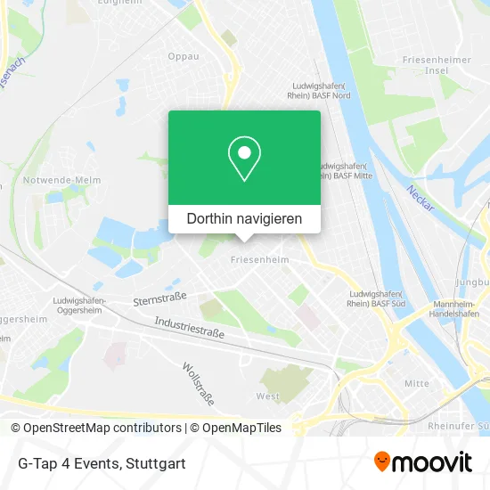 G-Tap 4 Events Karte