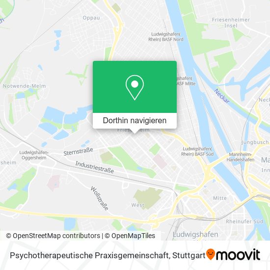 Psychotherapeutische Praxisgemeinschaft Karte