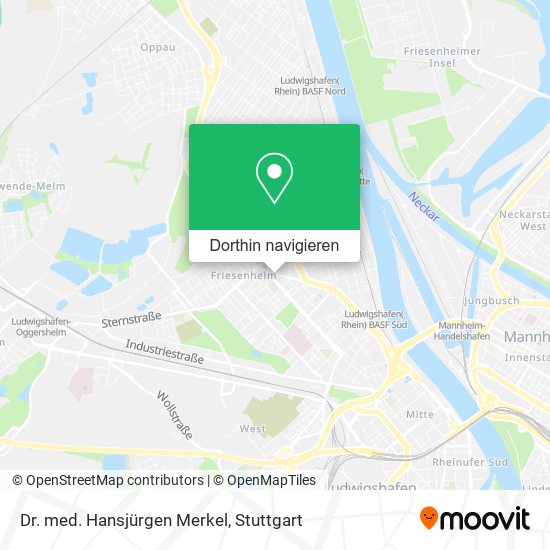 Dr. med. Hansjürgen Merkel Karte