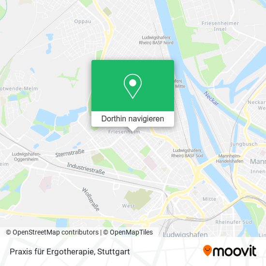 Praxis für Ergotherapie Karte