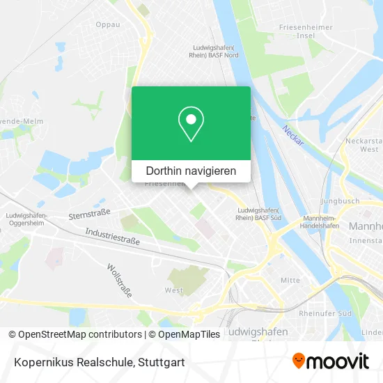 Kopernikus Realschule Karte