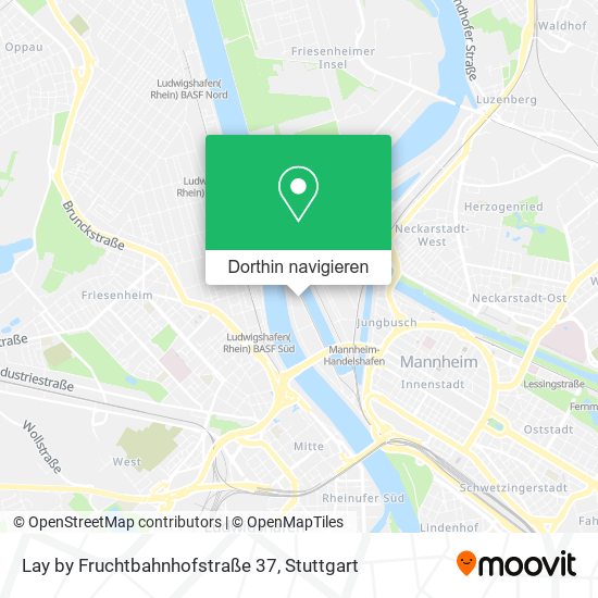 Lay by Fruchtbahnhofstraße 37 Karte