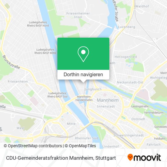 CDU-Gemeinderatsfraktion Mannheim Karte