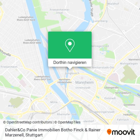 Dahler&Co Panie Immobilien Botho Finck & Rainer Marzenell Karte