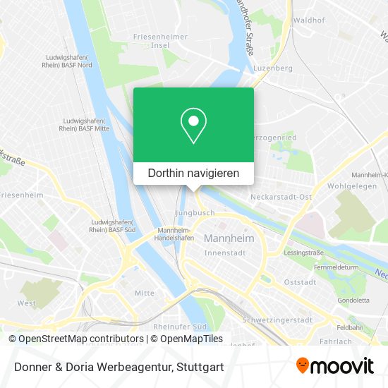 Donner & Doria Werbeagentur Karte