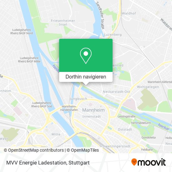 MVV Energie Ladestation Karte