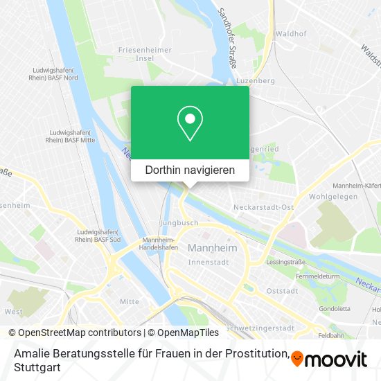 Amalie Beratungsstelle für Frauen in der Prostitution Karte