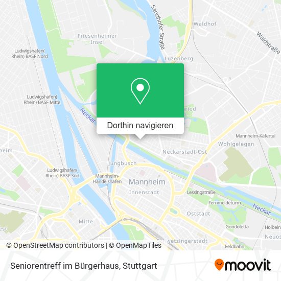 Seniorentreff im Bürgerhaus Karte