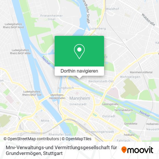 Mnv-Verwaltungs-und Vermittlungsgesellschaft für Grundvermögen Karte