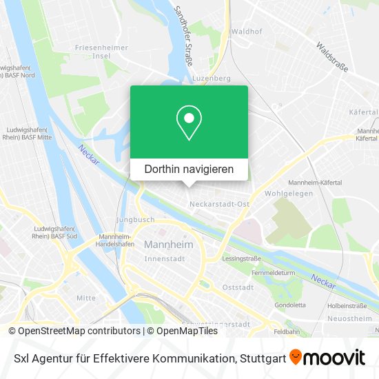 Sxl Agentur für Effektivere Kommunikation Karte