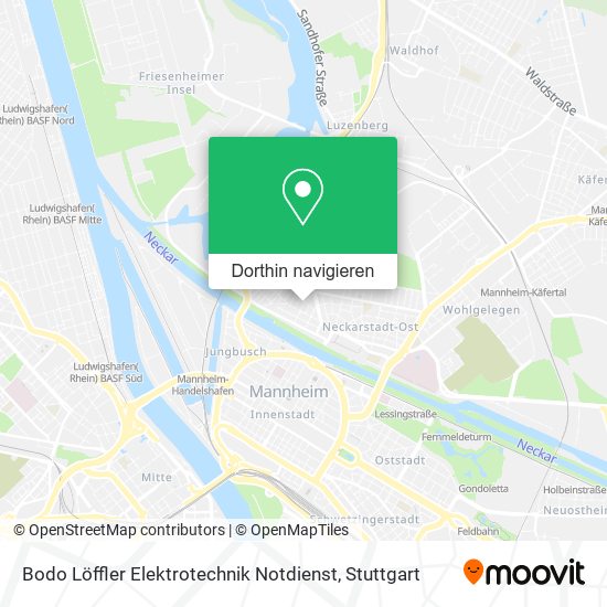 Bodo Löffler Elektrotechnik Notdienst Karte