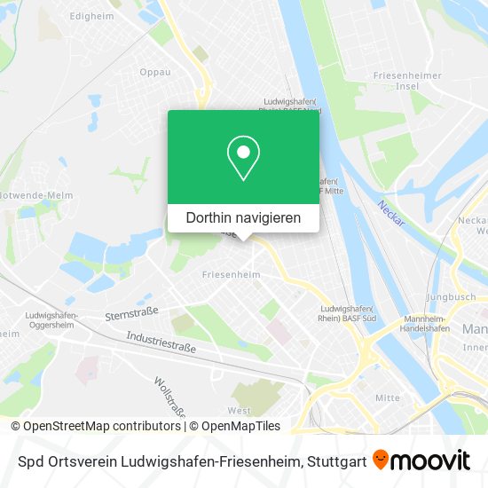 Spd Ortsverein Ludwigshafen-Friesenheim Karte