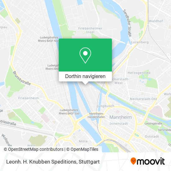 Leonh. H. Knubben Speditions Karte