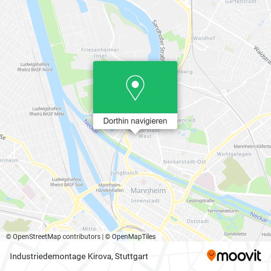 Industriedemontage Kirova Karte