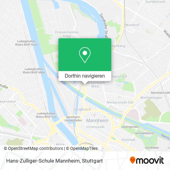 Hans-Zulliger-Schule Mannheim Karte